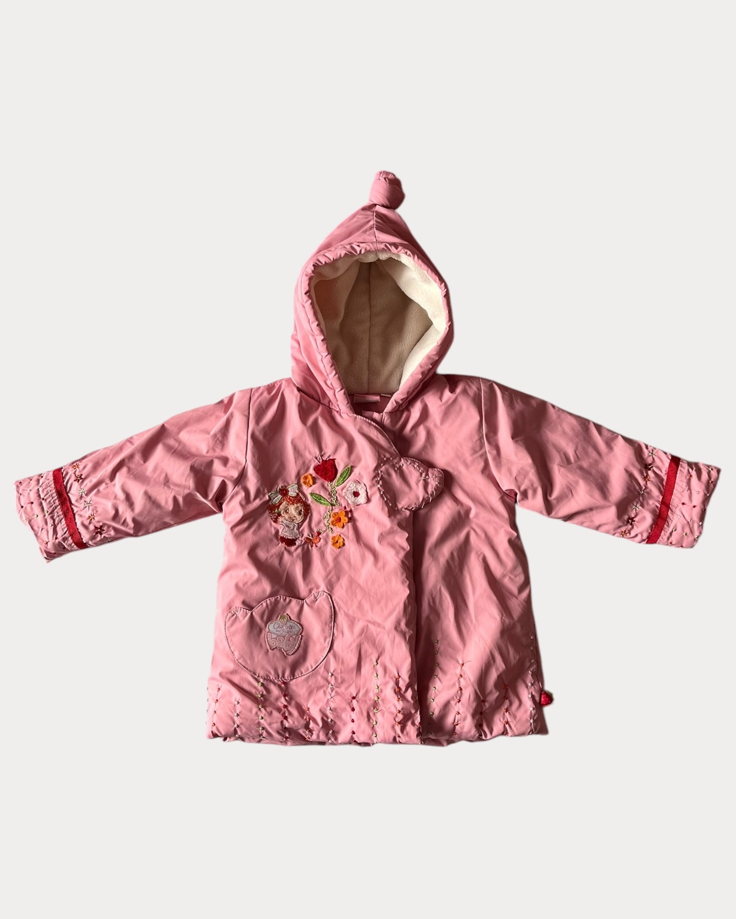 Vintage Strawberry Shortcake puffer jacket