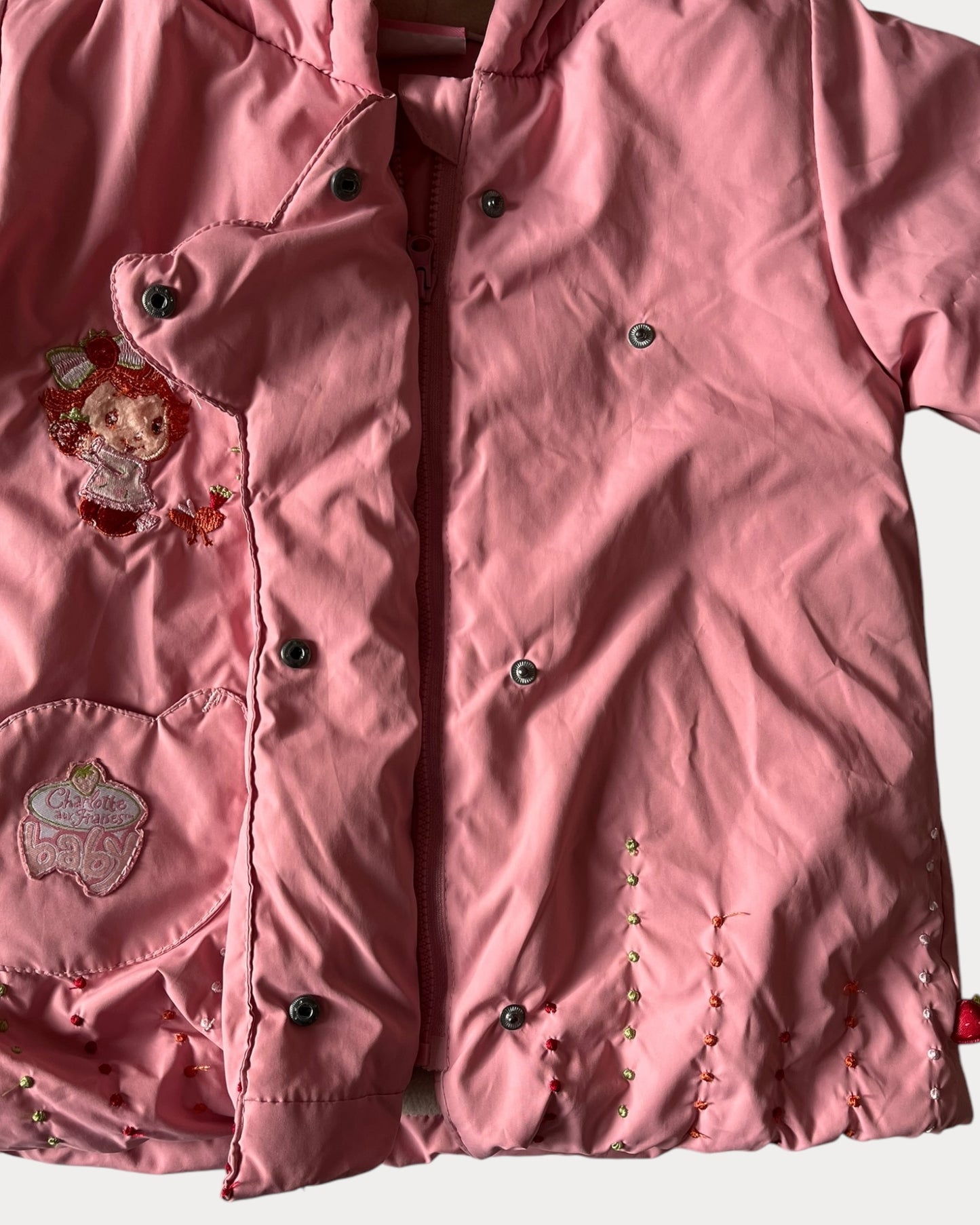 Vintage Strawberry Shortcake puffer jacket