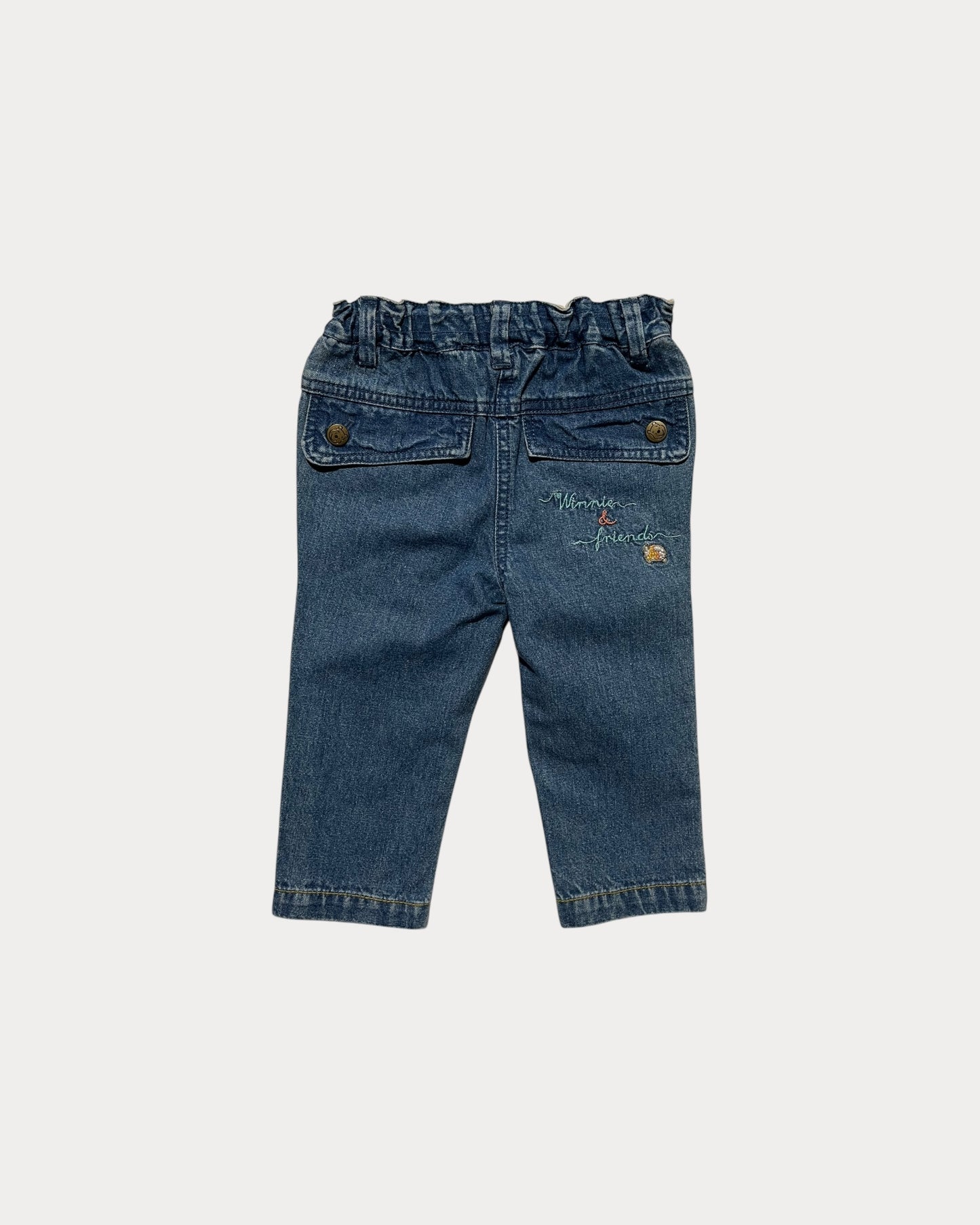 Vintage winnie the pooh denim jean
