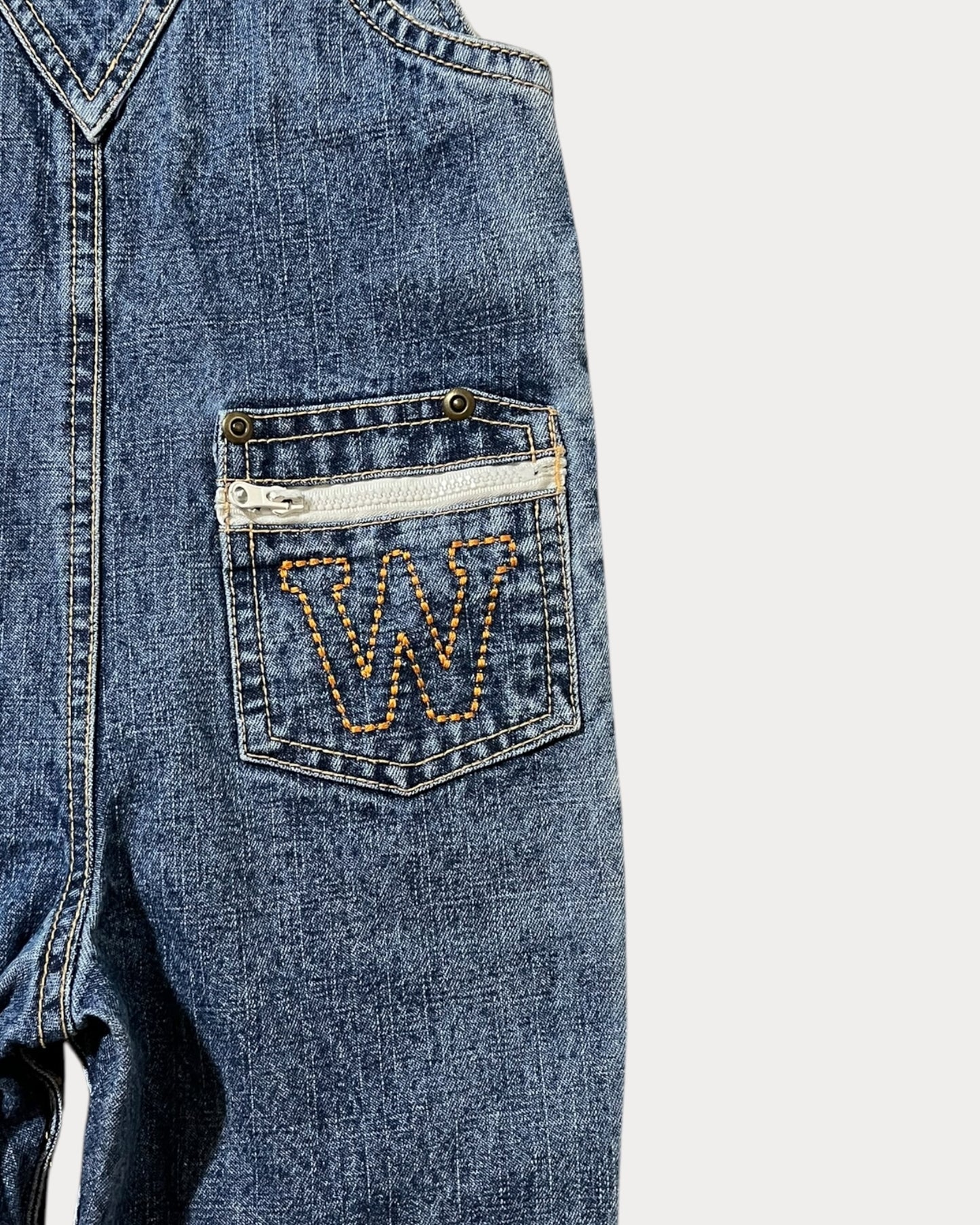 Vintage denim winnie the pooh overall