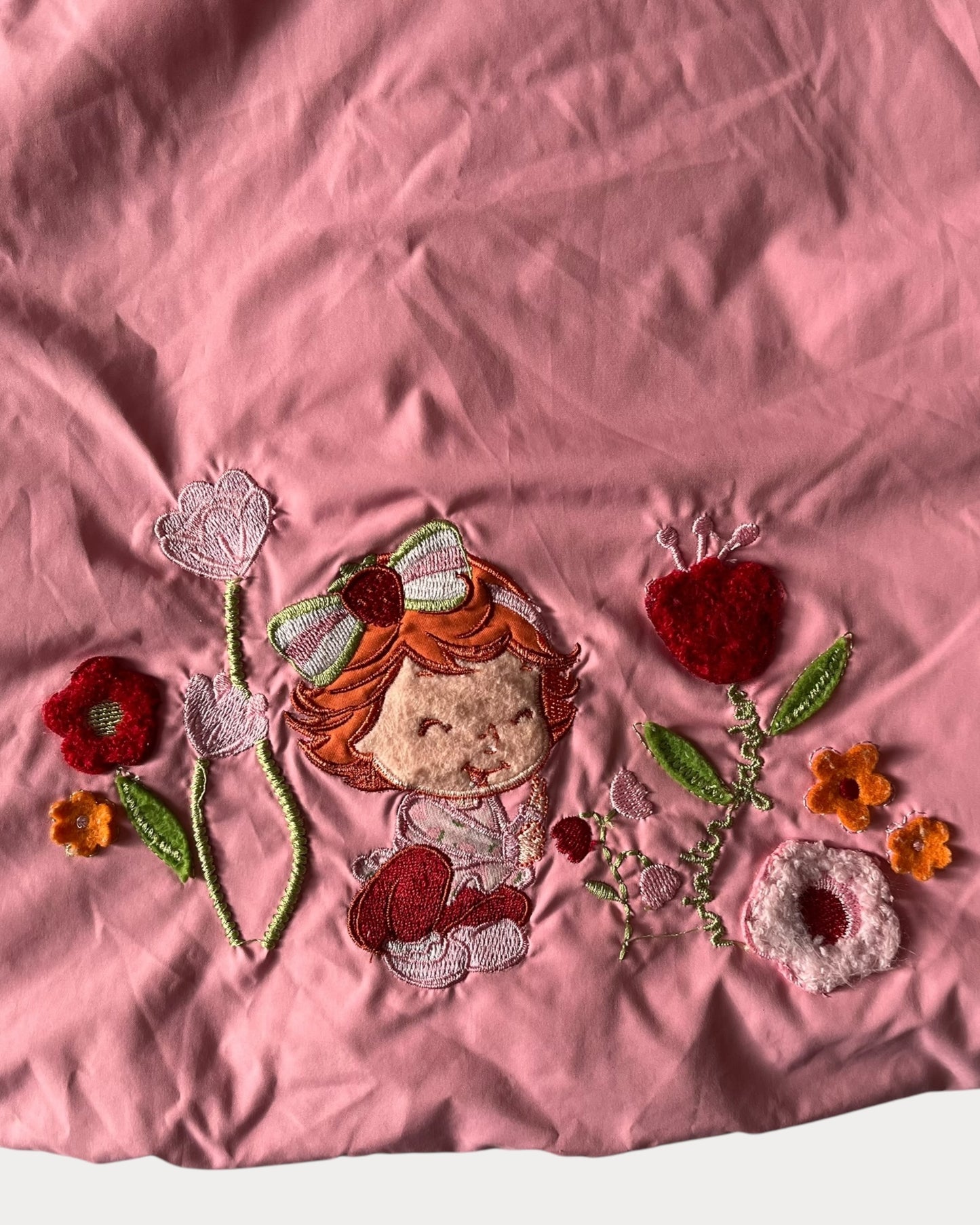 Vintage Strawberry Shortcake puffer jacket