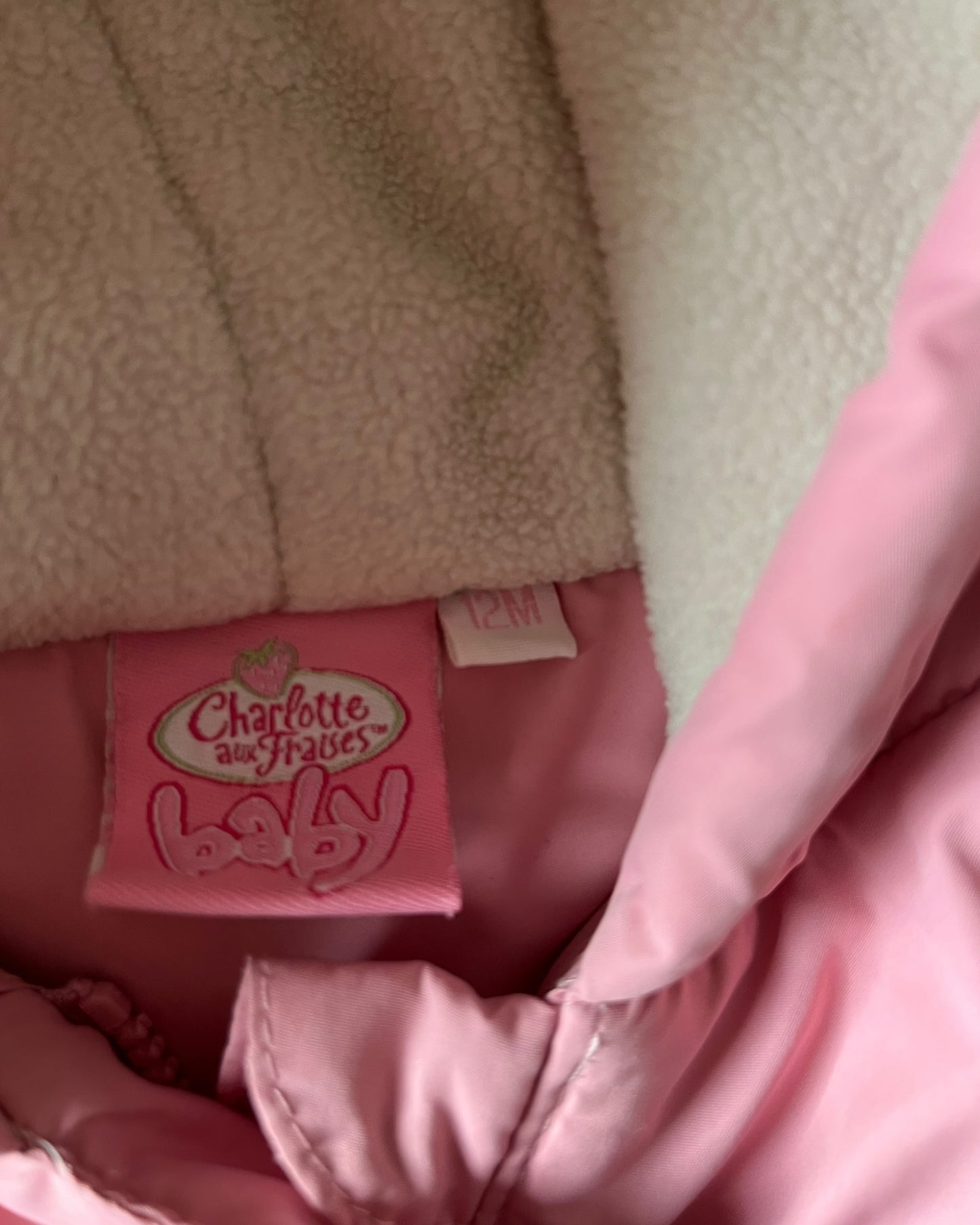 Vintage Strawberry Shortcake puffer jacket