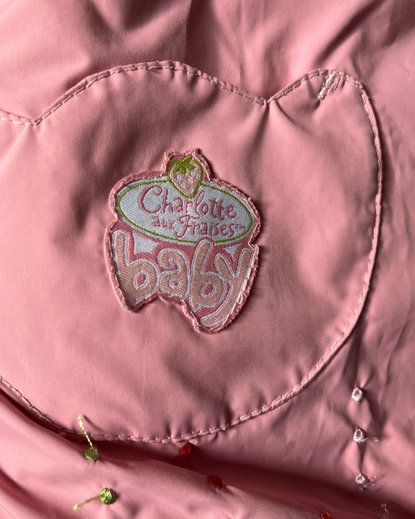 Vintage Strawberry Shortcake puffer jacket