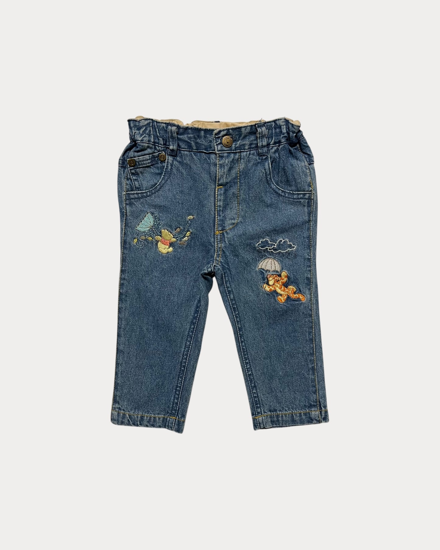 Vintage winnie the pooh denim jean