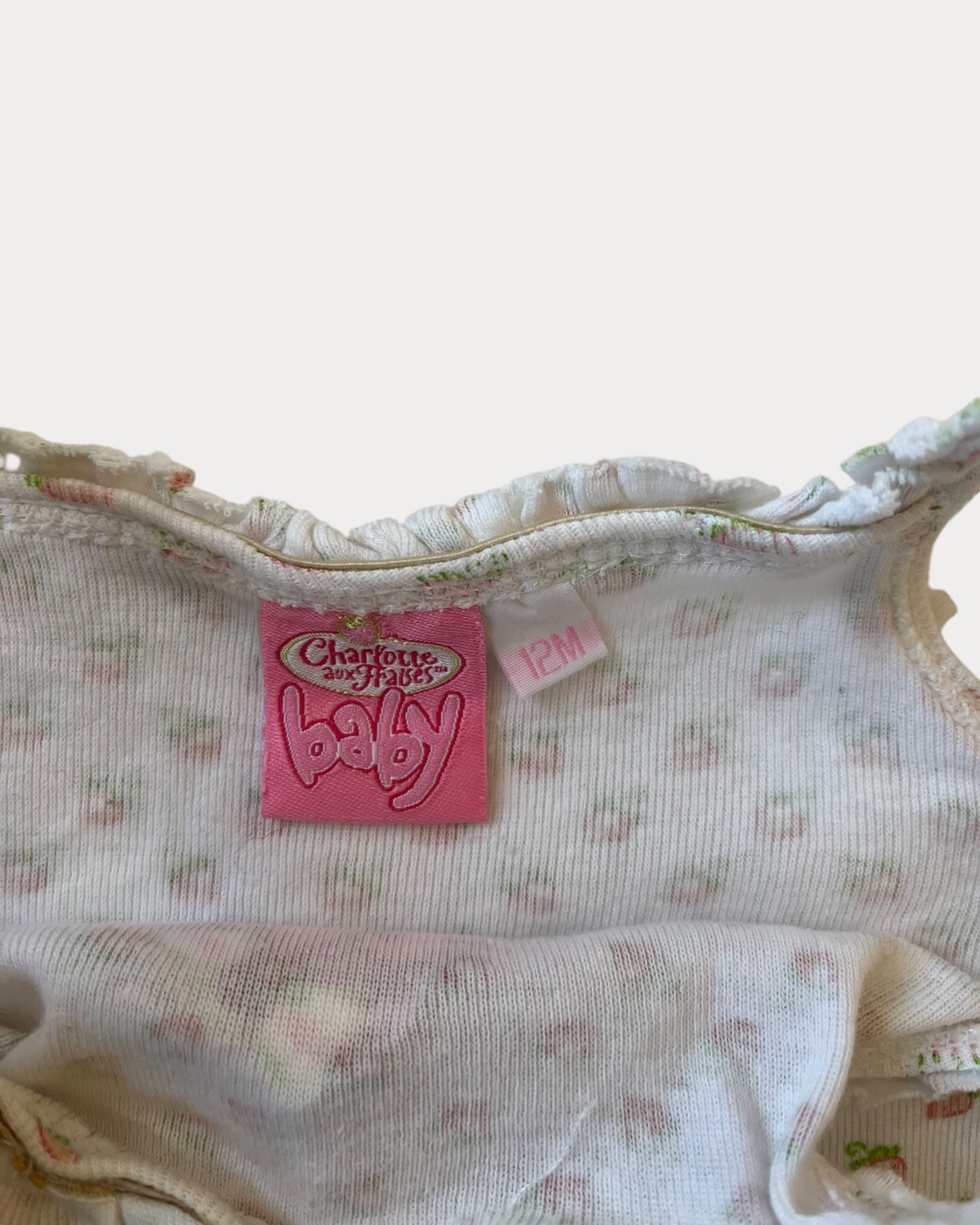 Vintage Strawberry Shortcake bodysuit
