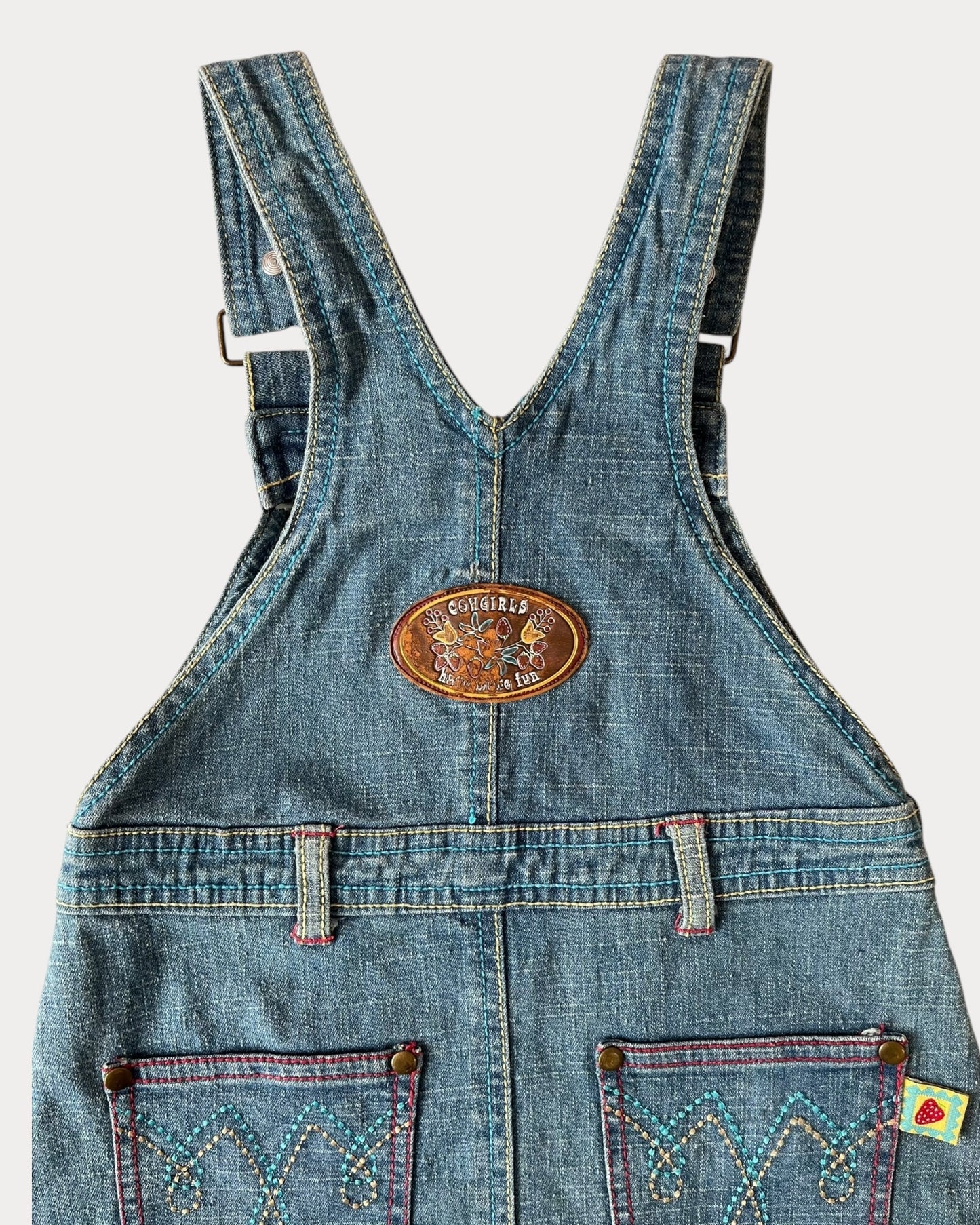 Vintage Strawberry Shortcake denim dress