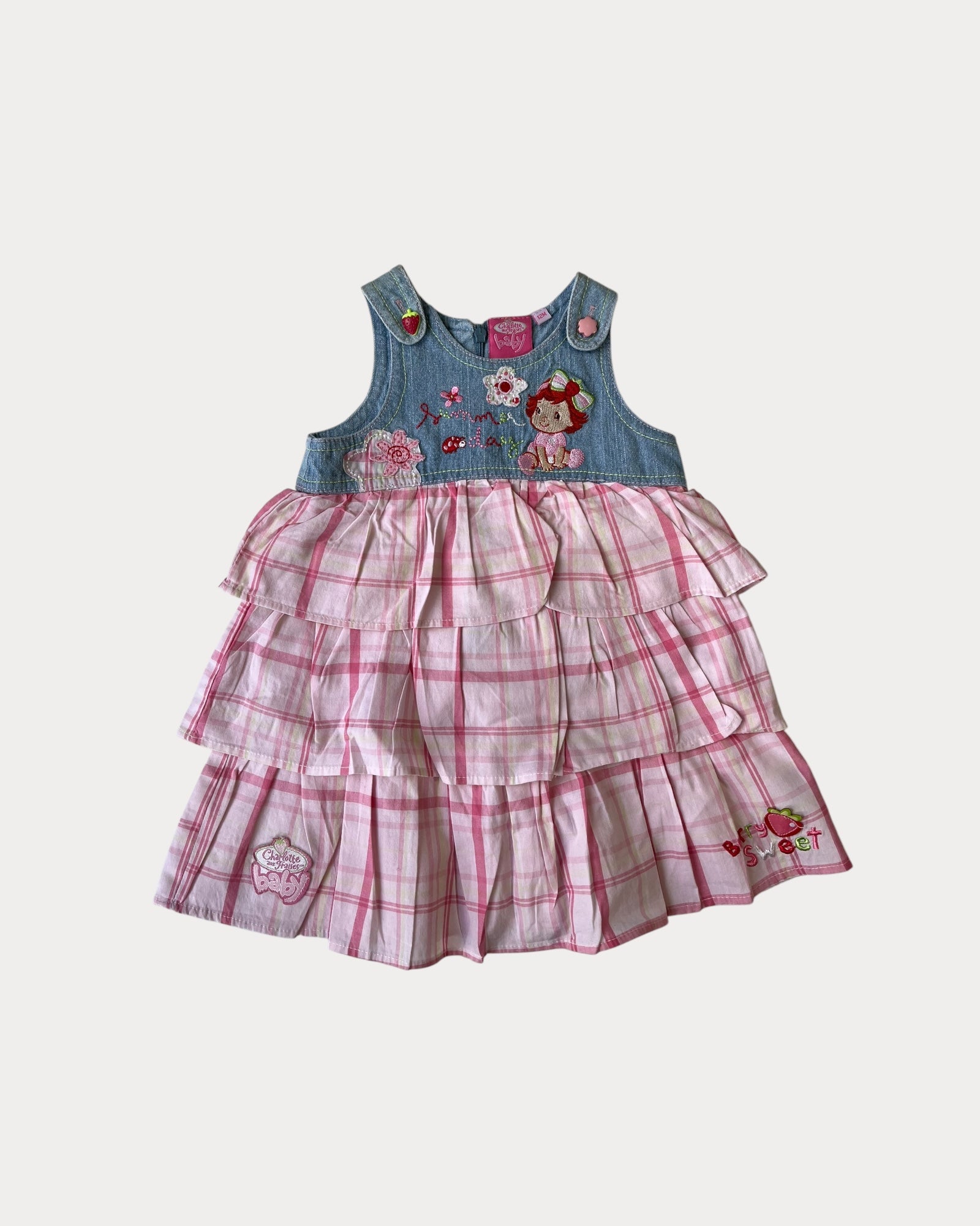 Vintage Strawberry Shortcake ruffle dress
