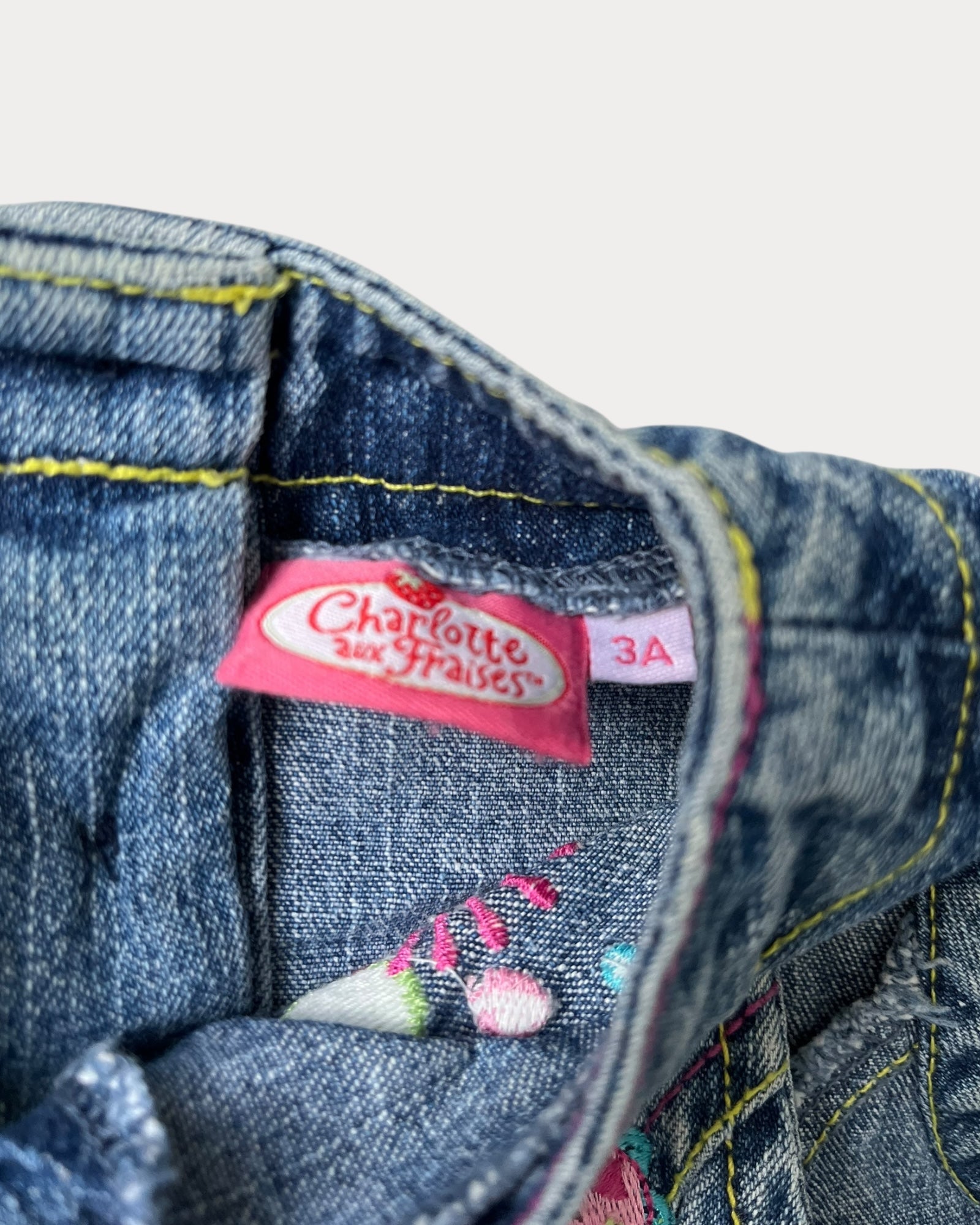 Vintage Strawberry Shortcake denim dress