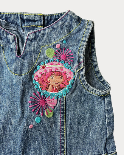 Vintage Strawberry Shortcake denim dress
