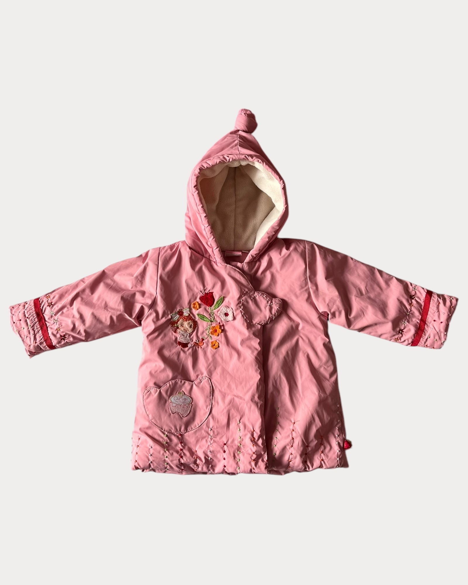 Vintage Strawberry Shortcake puffer jacket