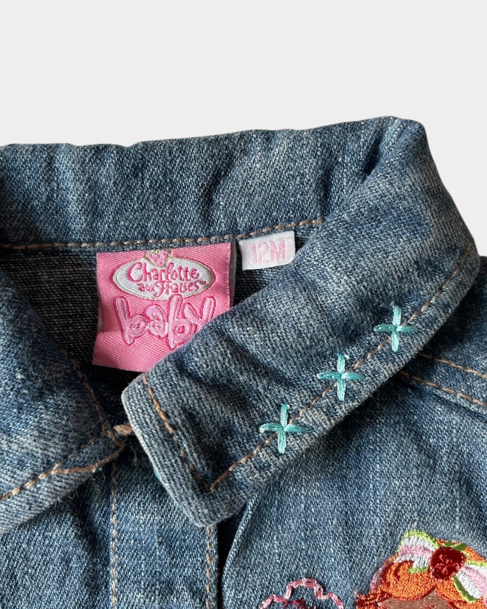 Vintage Strawberry Shortcake denim dress