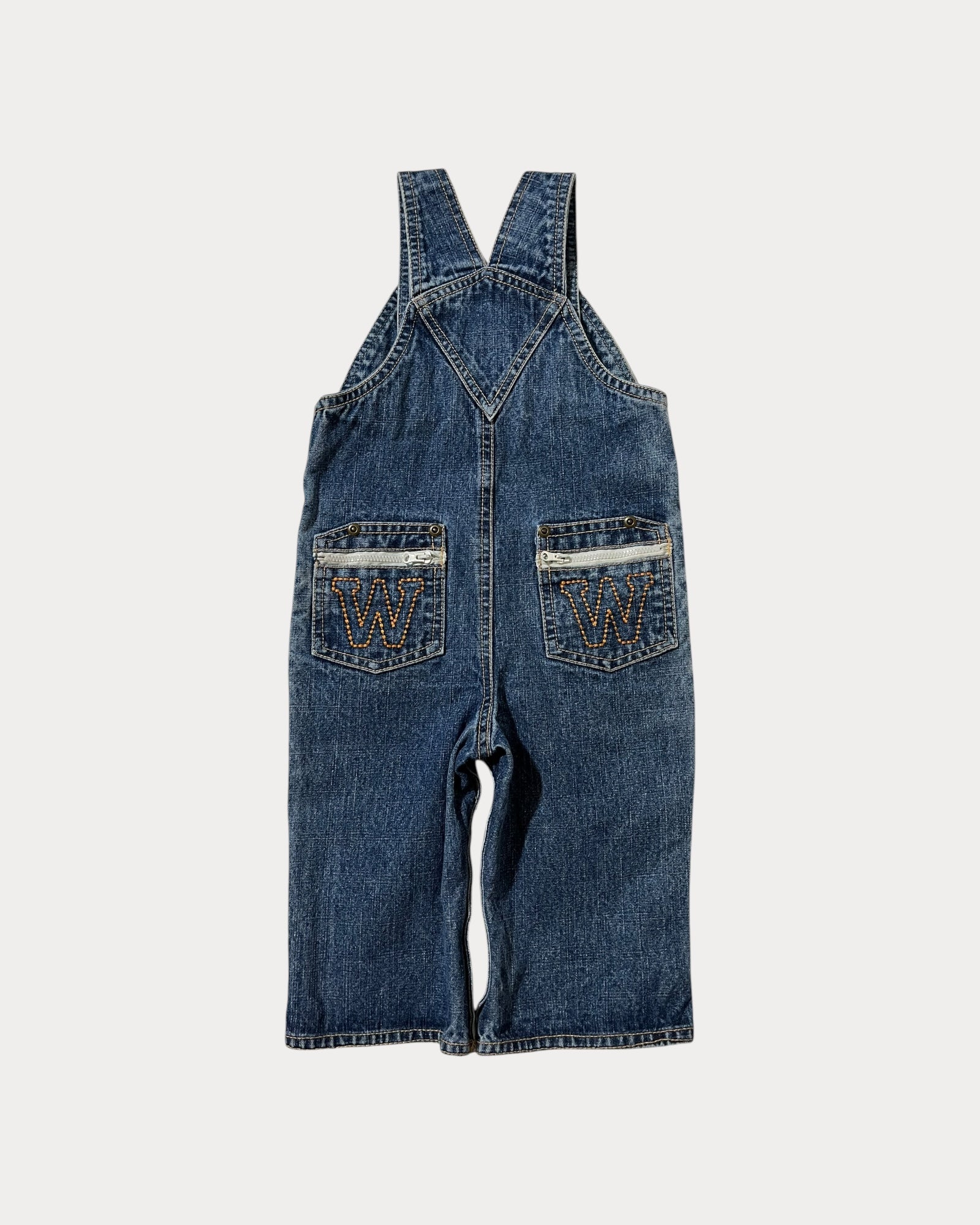 Vintage denim winnie the pooh overall