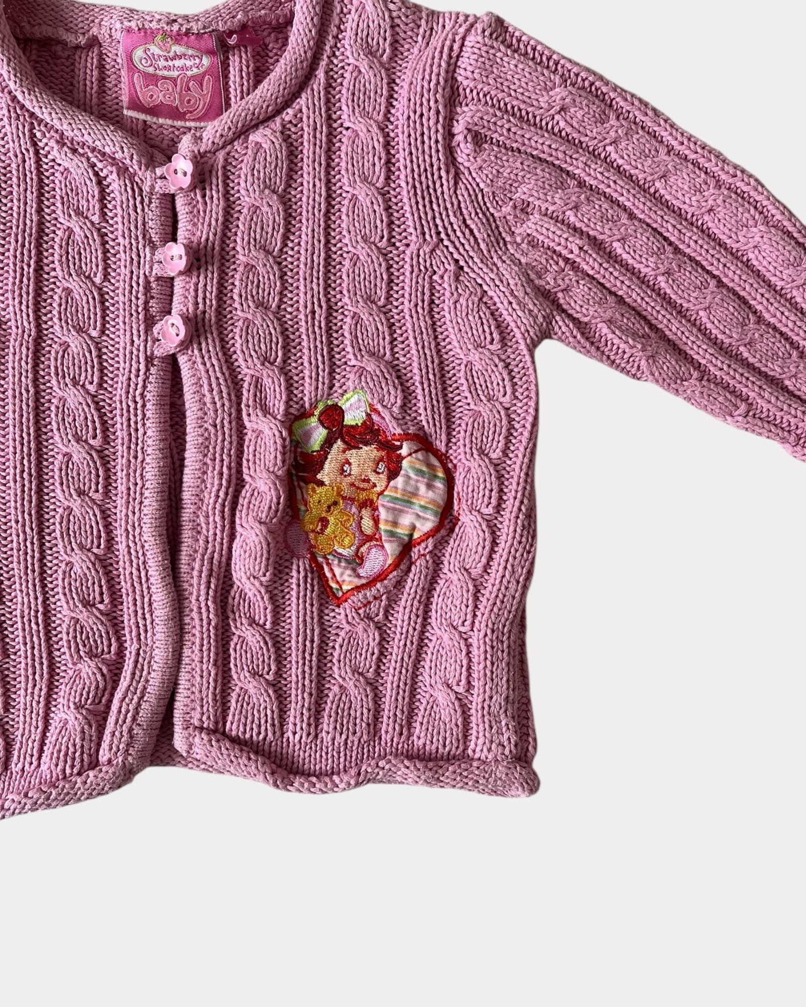 Vintage Strawberry Shortcake cardigan