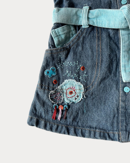 Vintage Strawberry Shortcake denim dress