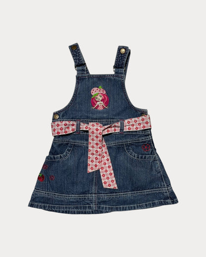 Strawberry Shortcake overall denim dress