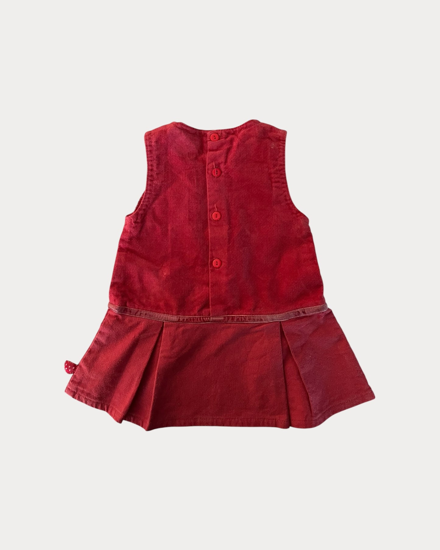 Vintage Strawberry Shortcake red velvet dress.
