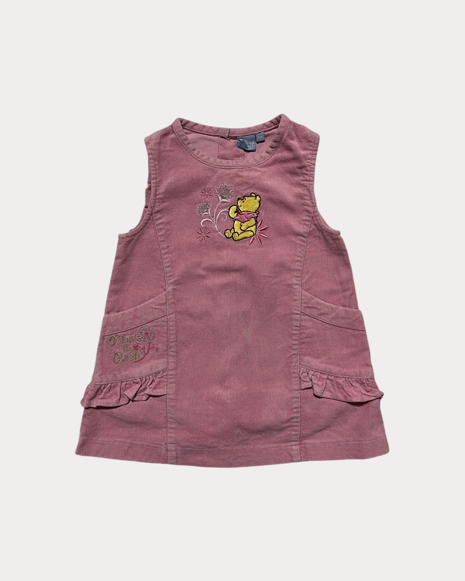 vintage winnie the pooh velvet dress