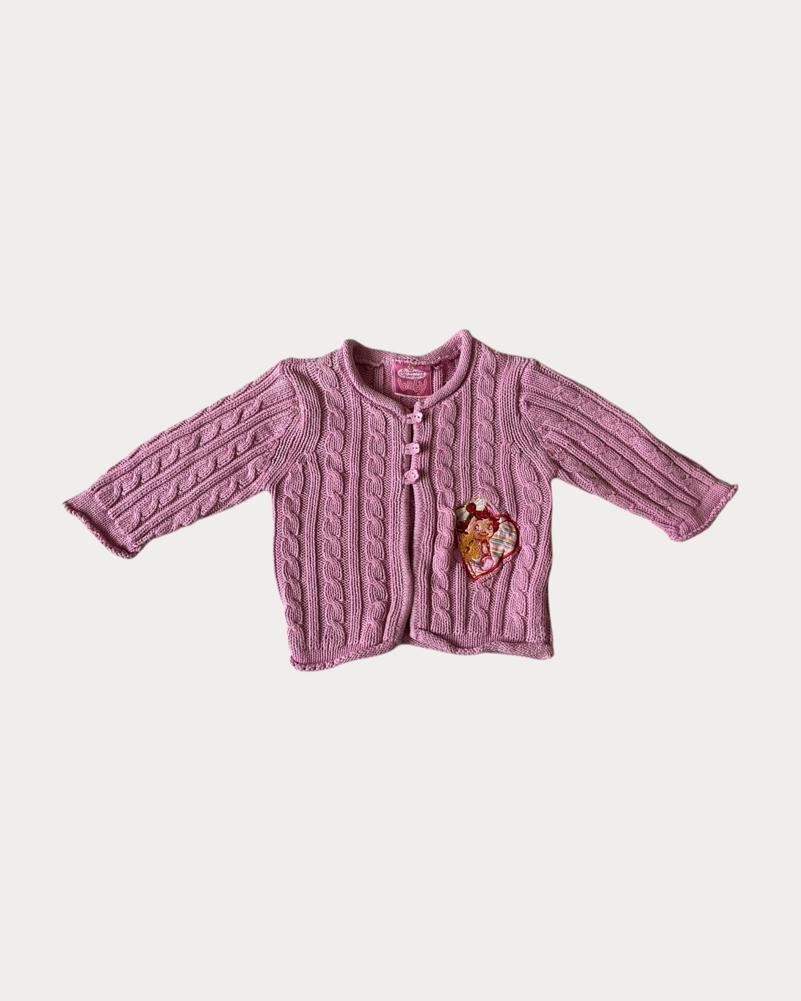 Vintage Strawberry Shortcake cardigan
