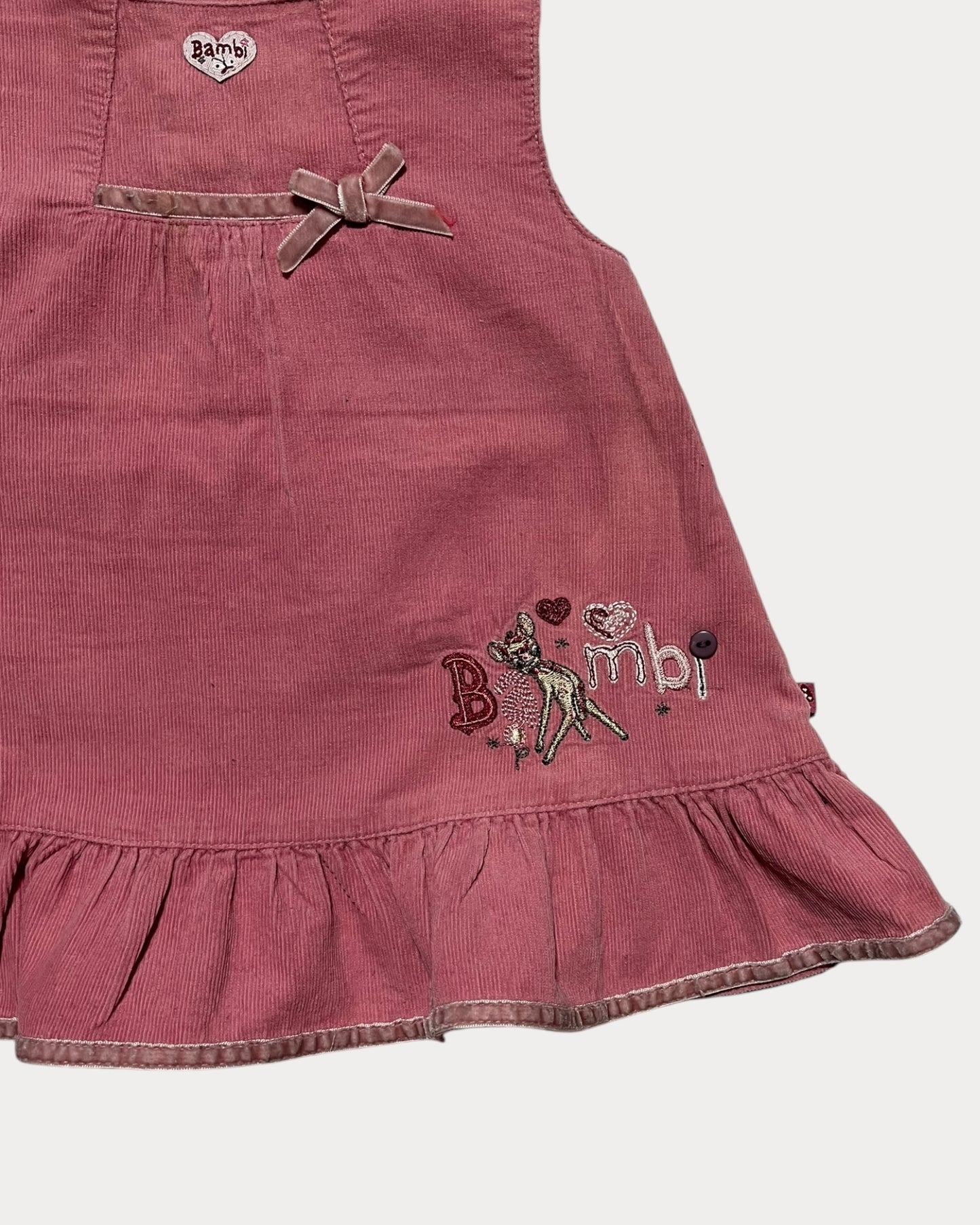 Bambi corduroy dress