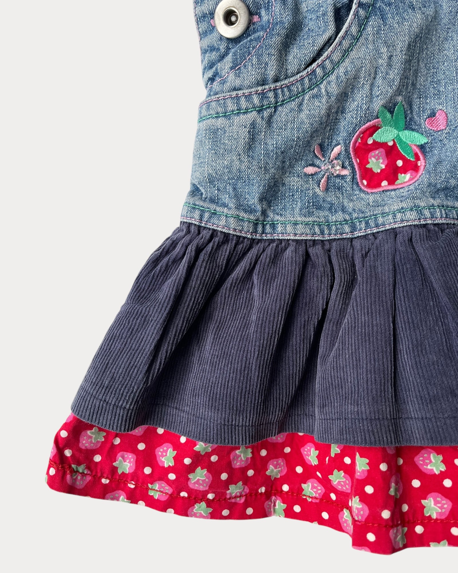 Vintage Strawberry Shortcake denim dress