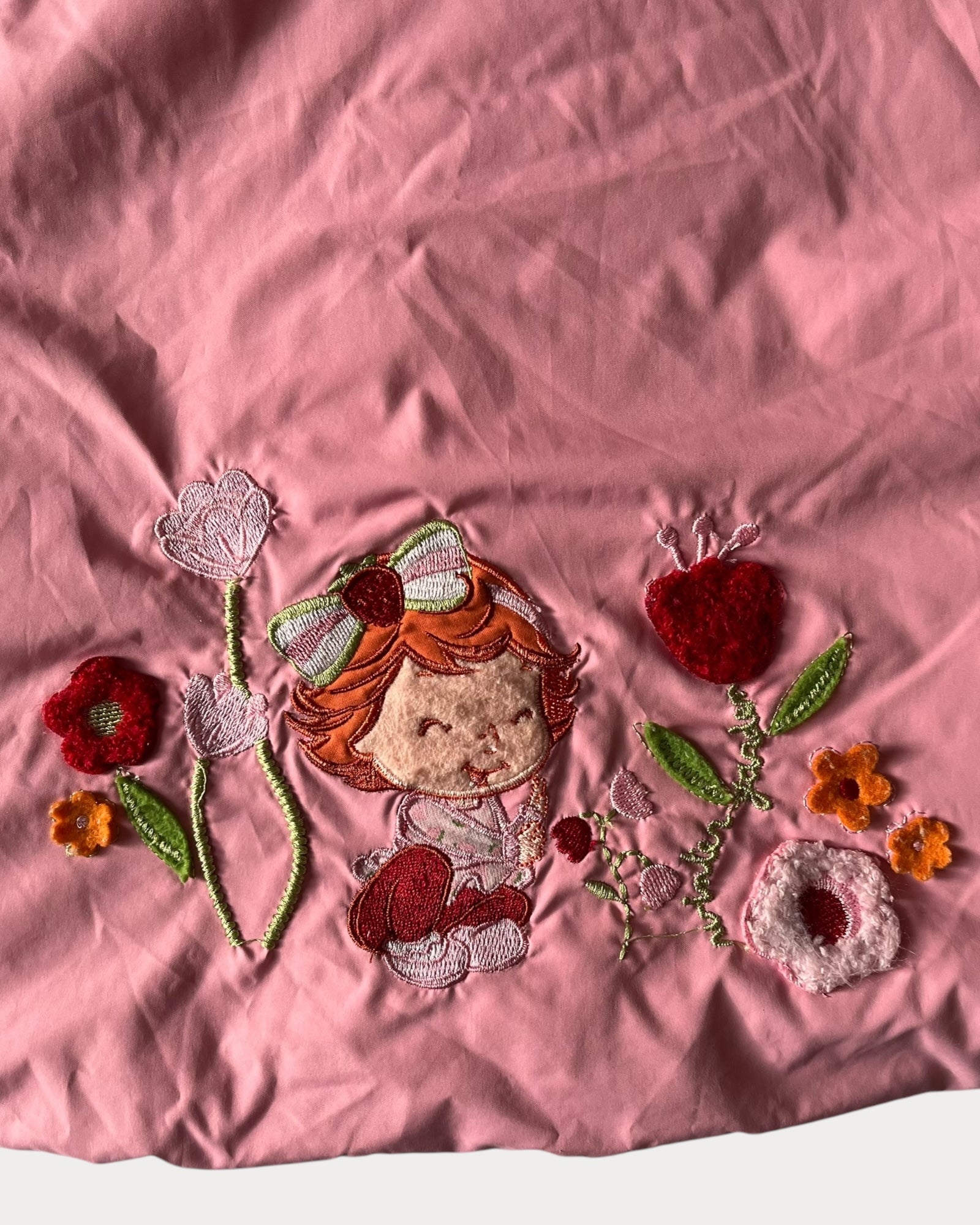Vintage Strawberry Shortcake puffer jacket