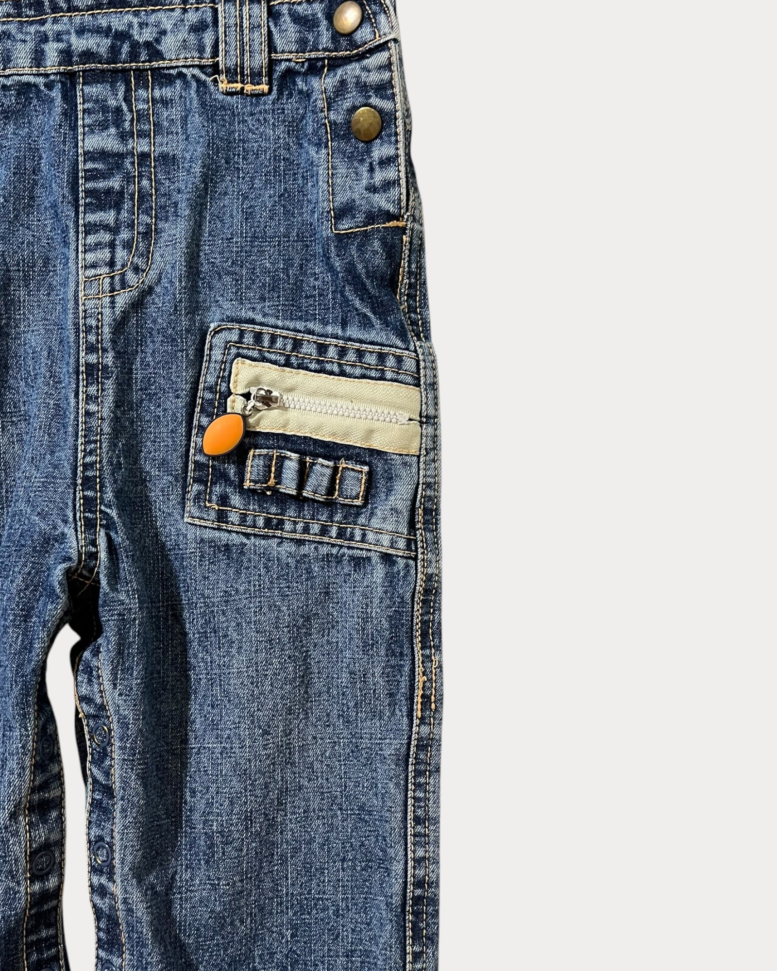 Vintage denim winnie the pooh overall