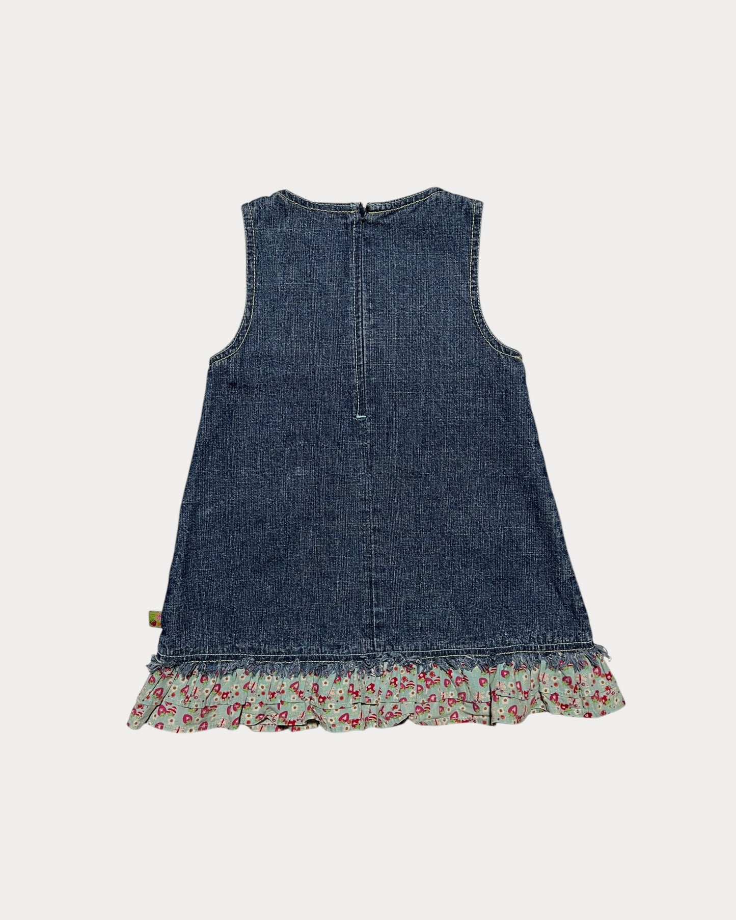vintage strawberry shortcake denim dress