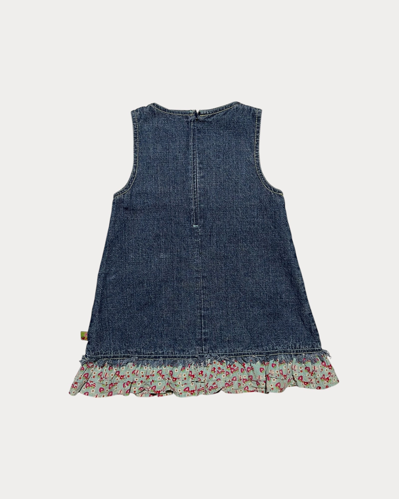 vintage strawberry shortcake denim dress