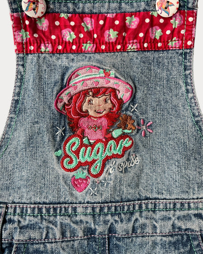 Vintage Strawberry Shortcake denim dress