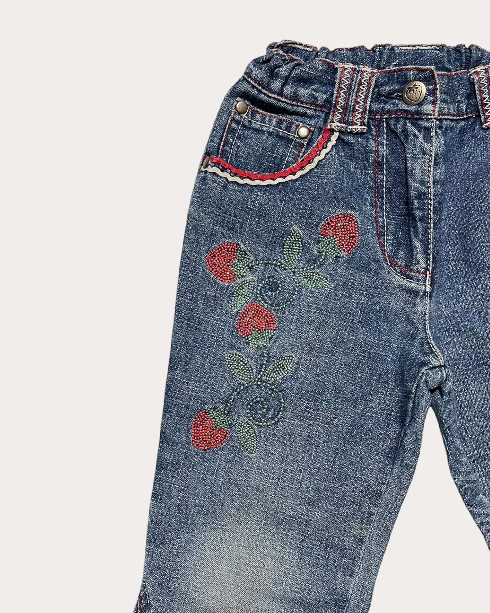 Vintage Strawberry Shortcake flare jean