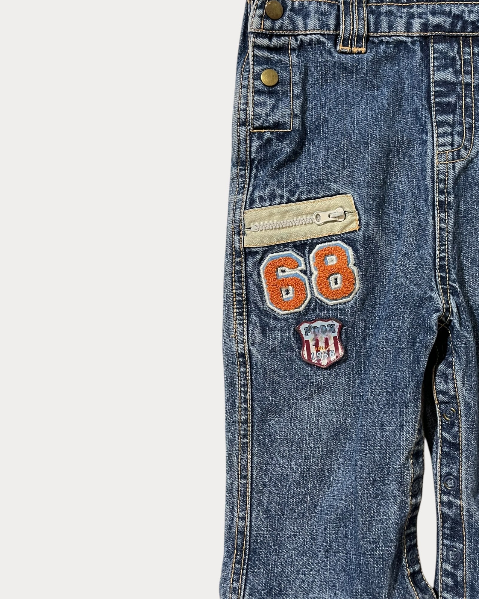 Vintage denim winnie the pooh overall
