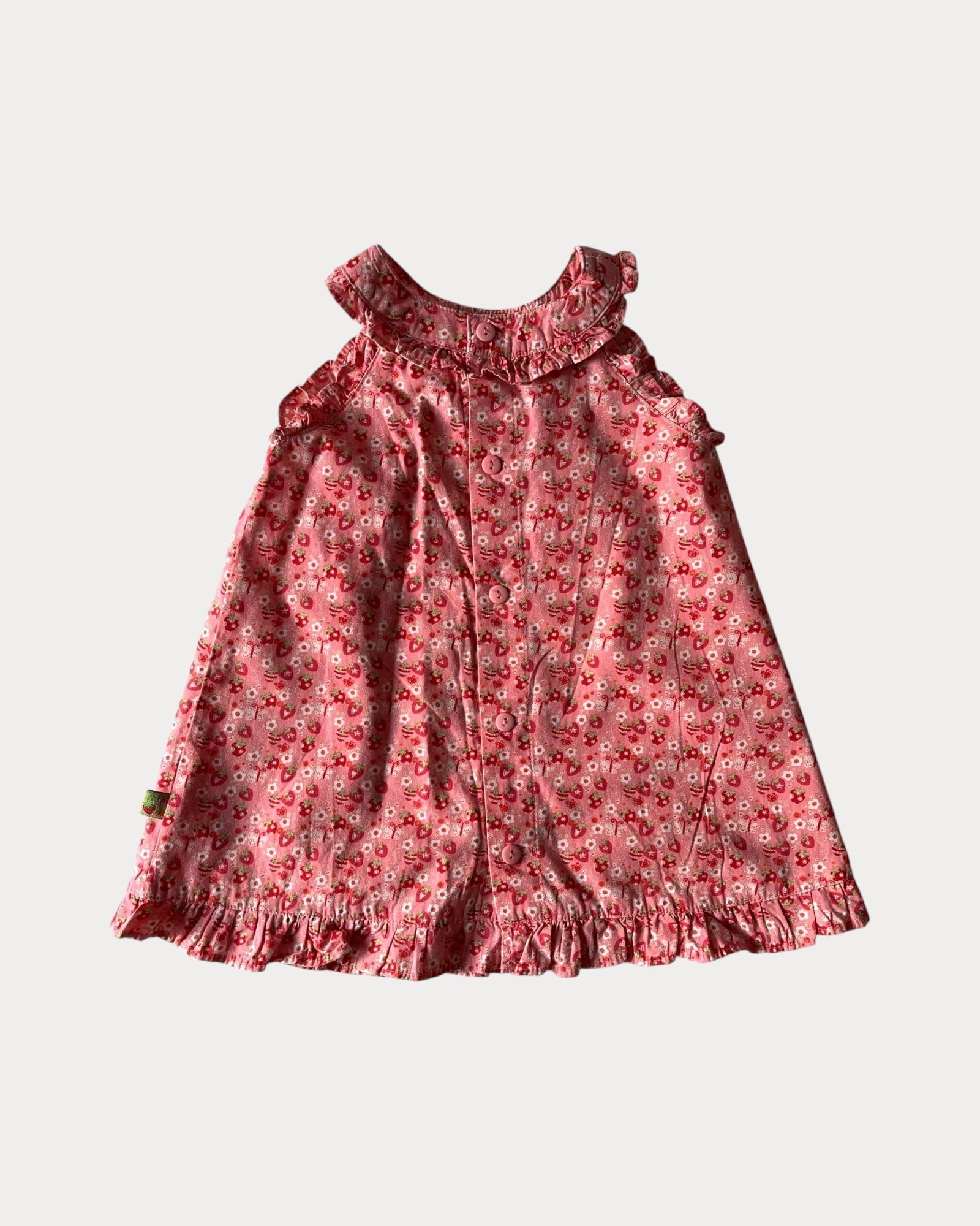Vintage Strawberry Shortcake floral dress