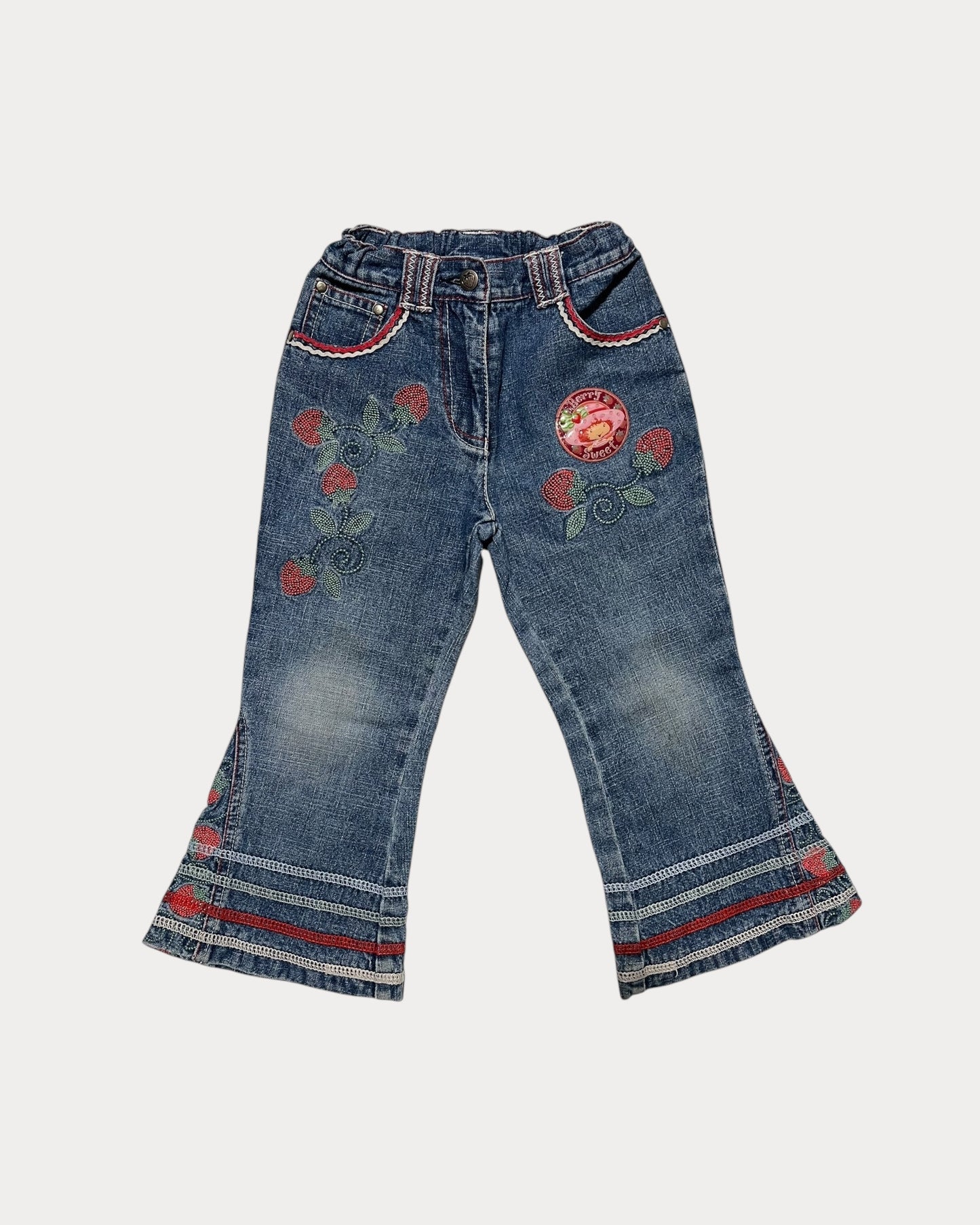 Vintage Strawberry Shortcake flare jean