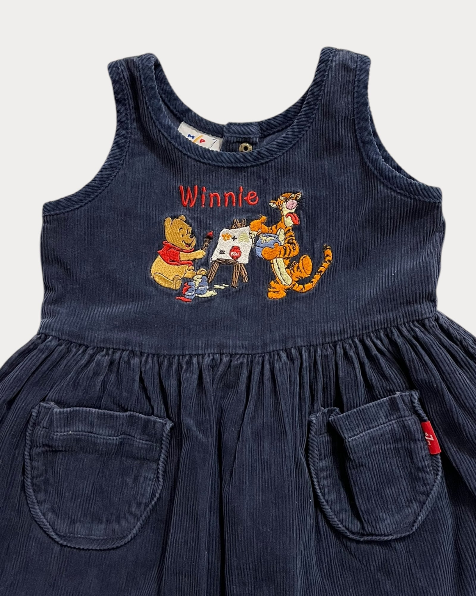 Vintage Winnie The pooh corduroy dress