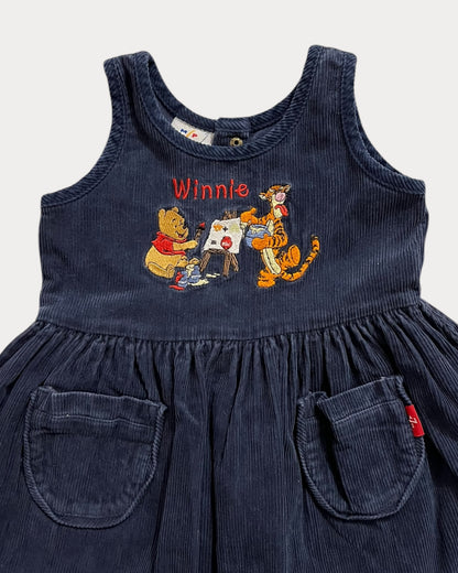 Vintage Winnie The pooh corduroy dress