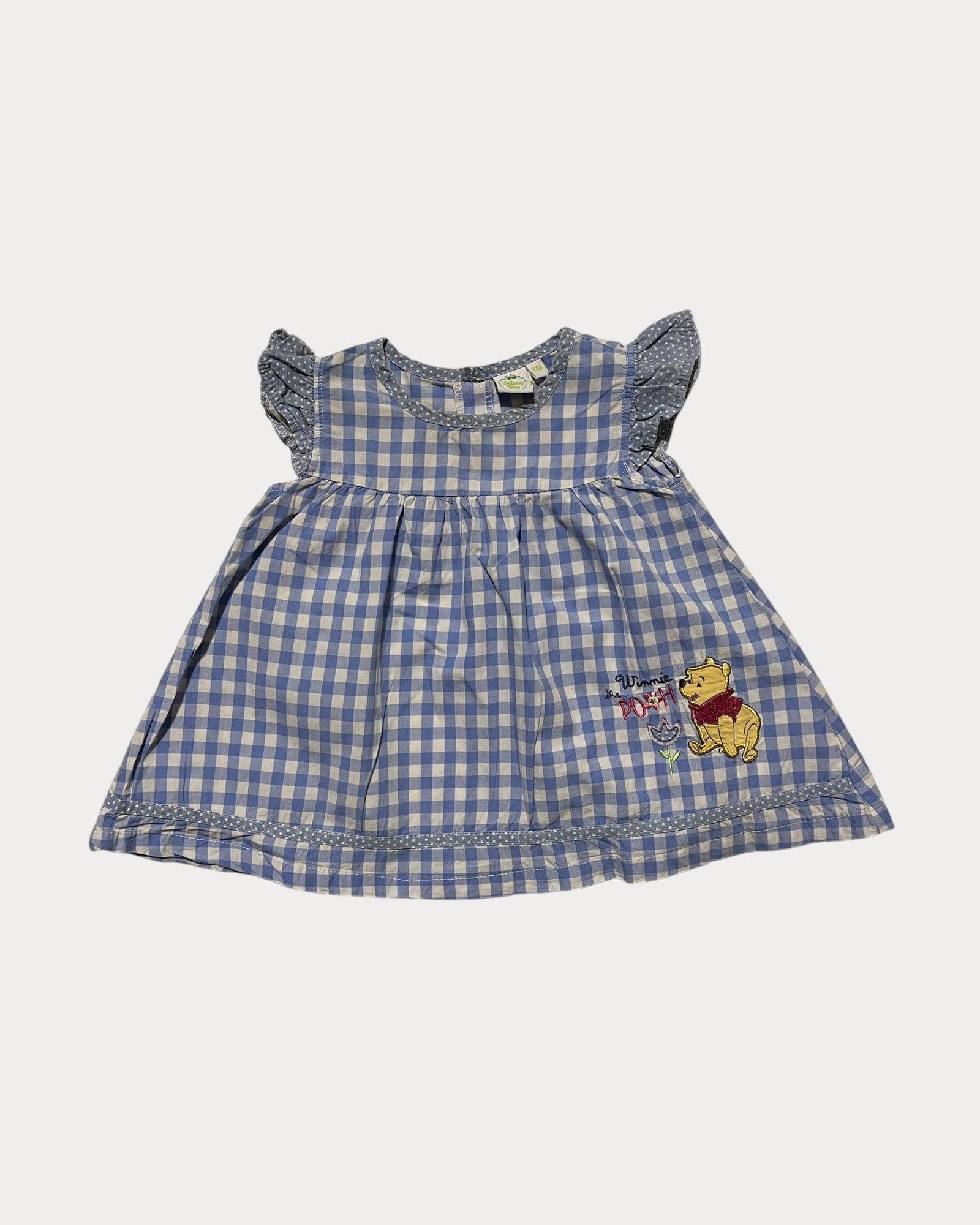 winnie the pooh gingham dress
