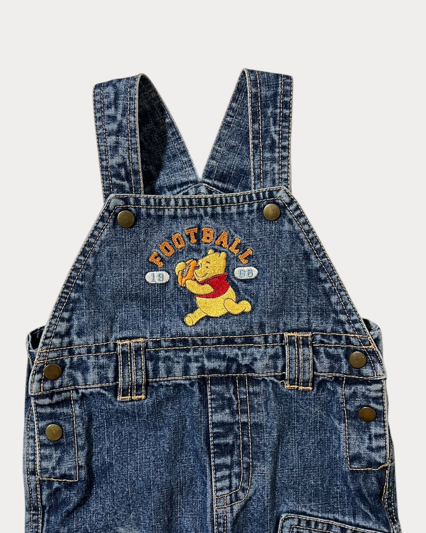 Vintage denim winnie the pooh overall