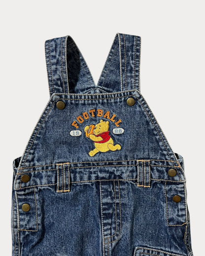 Vintage denim winnie the pooh overall