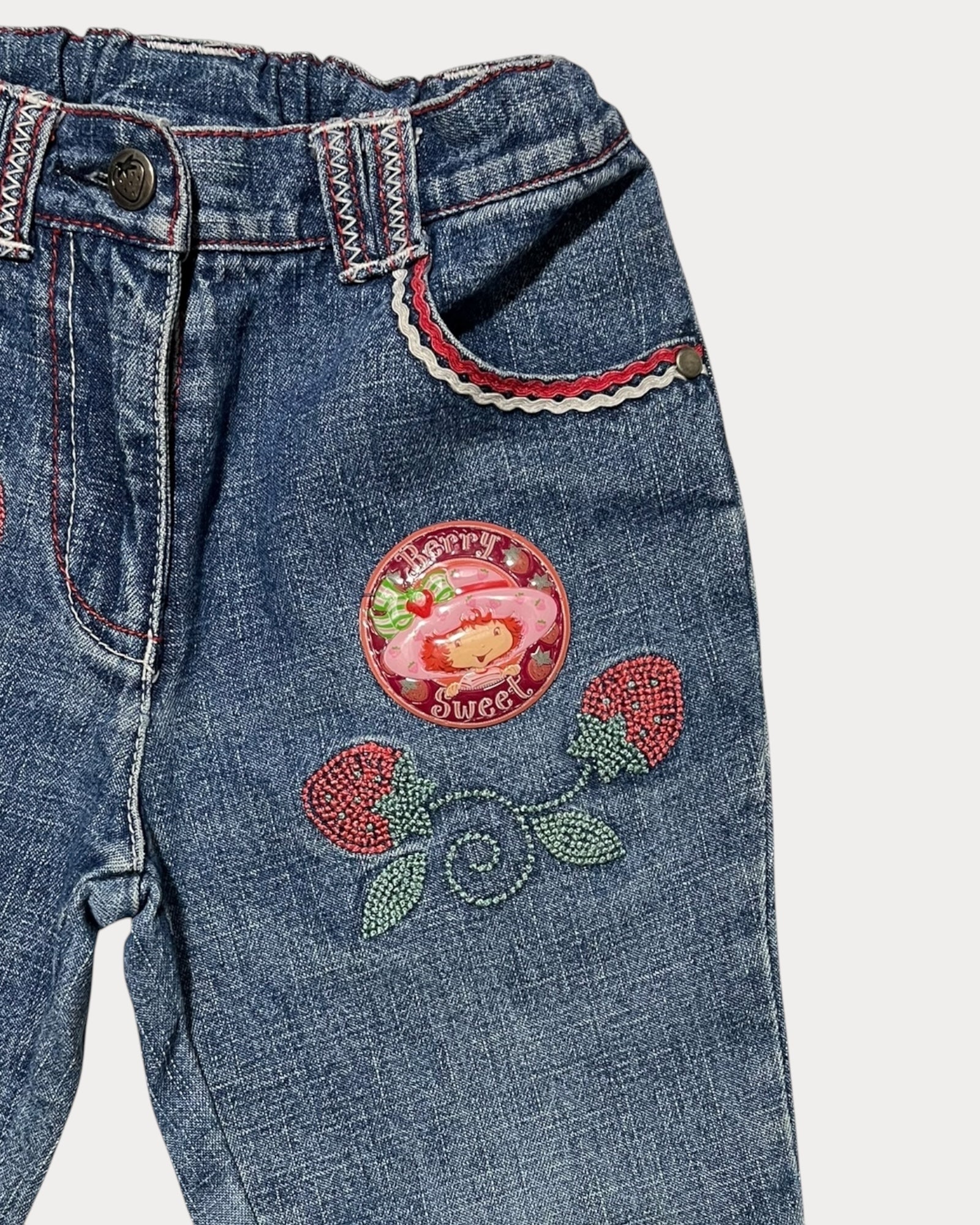 Vintage Strawberry Shortcake flare jean