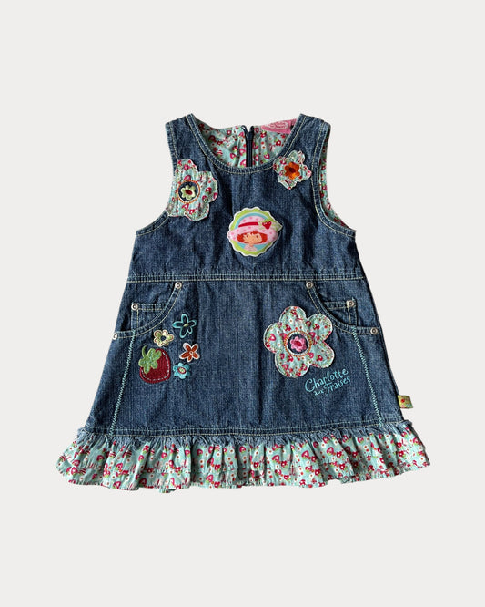 Vintage Strawberry Shortcake denim dress