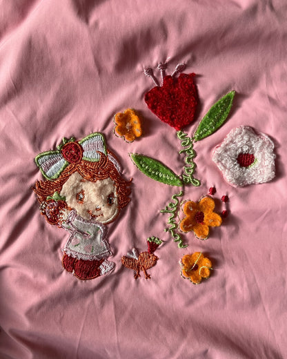 Vintage Strawberry Shortcake puffer jacket