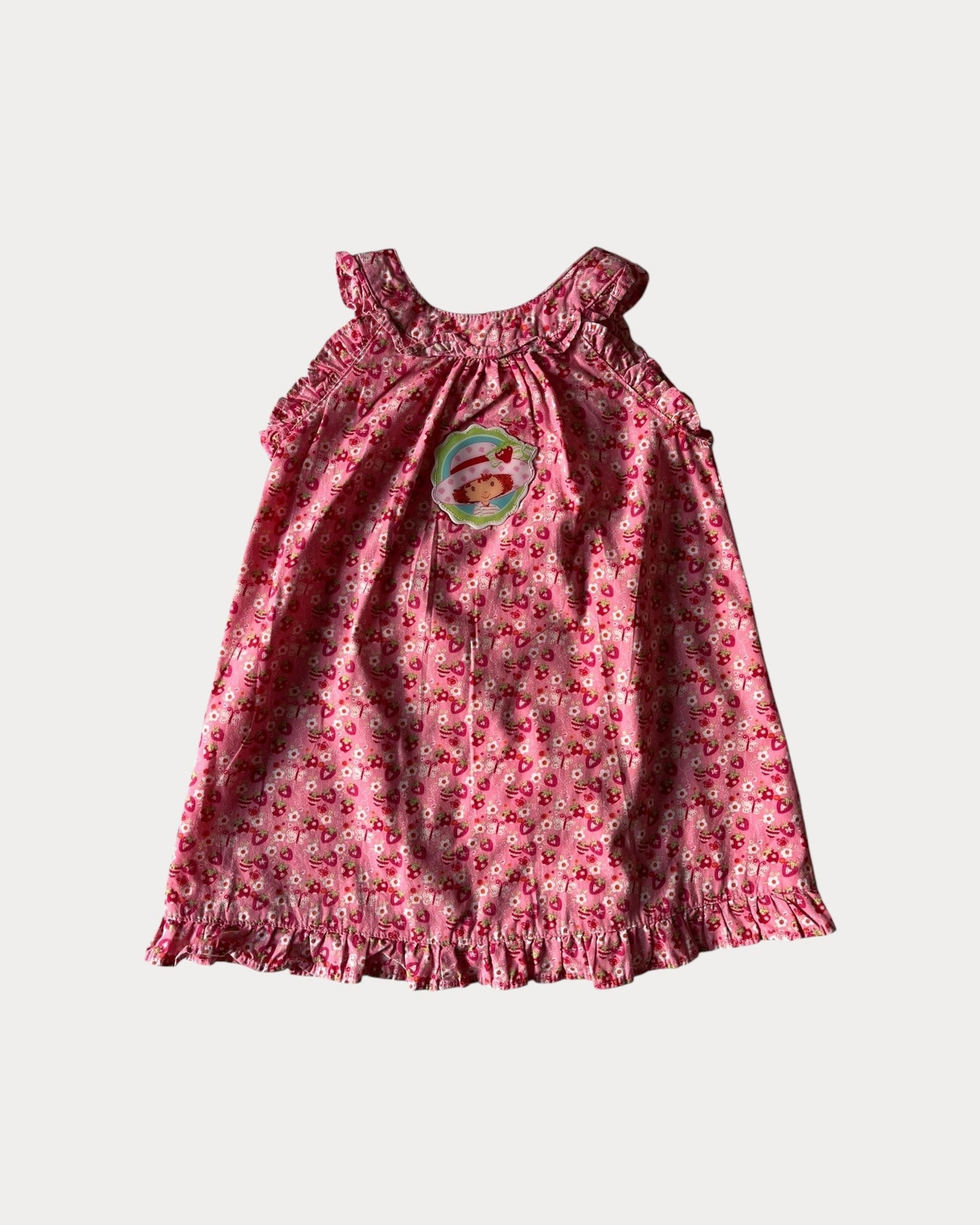 Vintage Strawberry Shortcake floral dress
