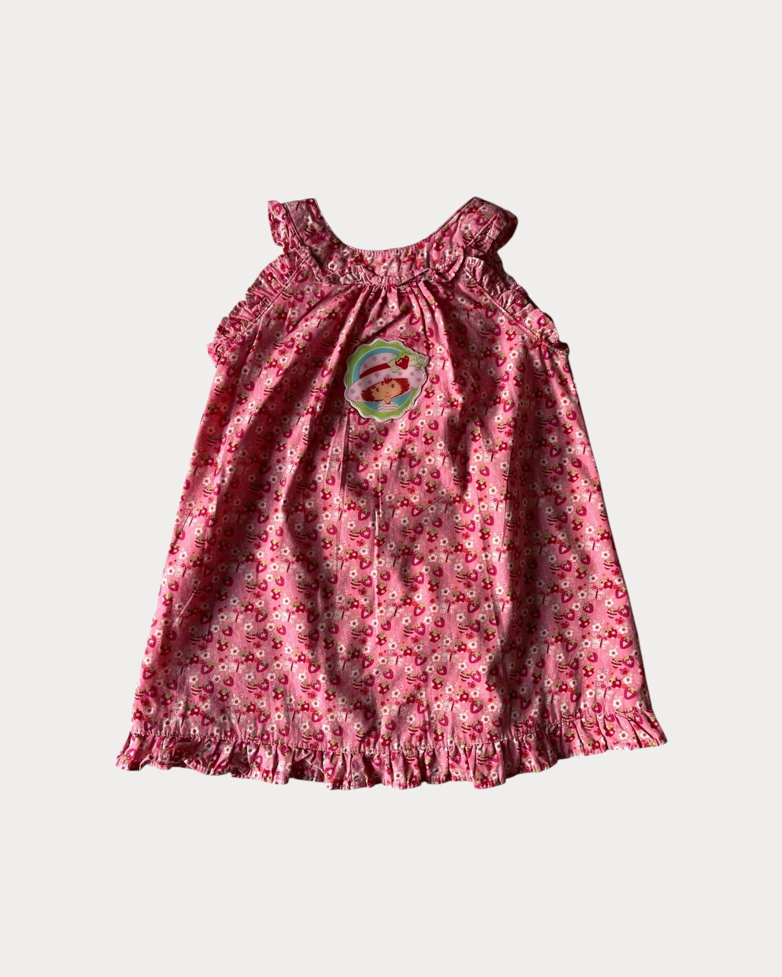 Vintage Strawberry Shortcake floral dress