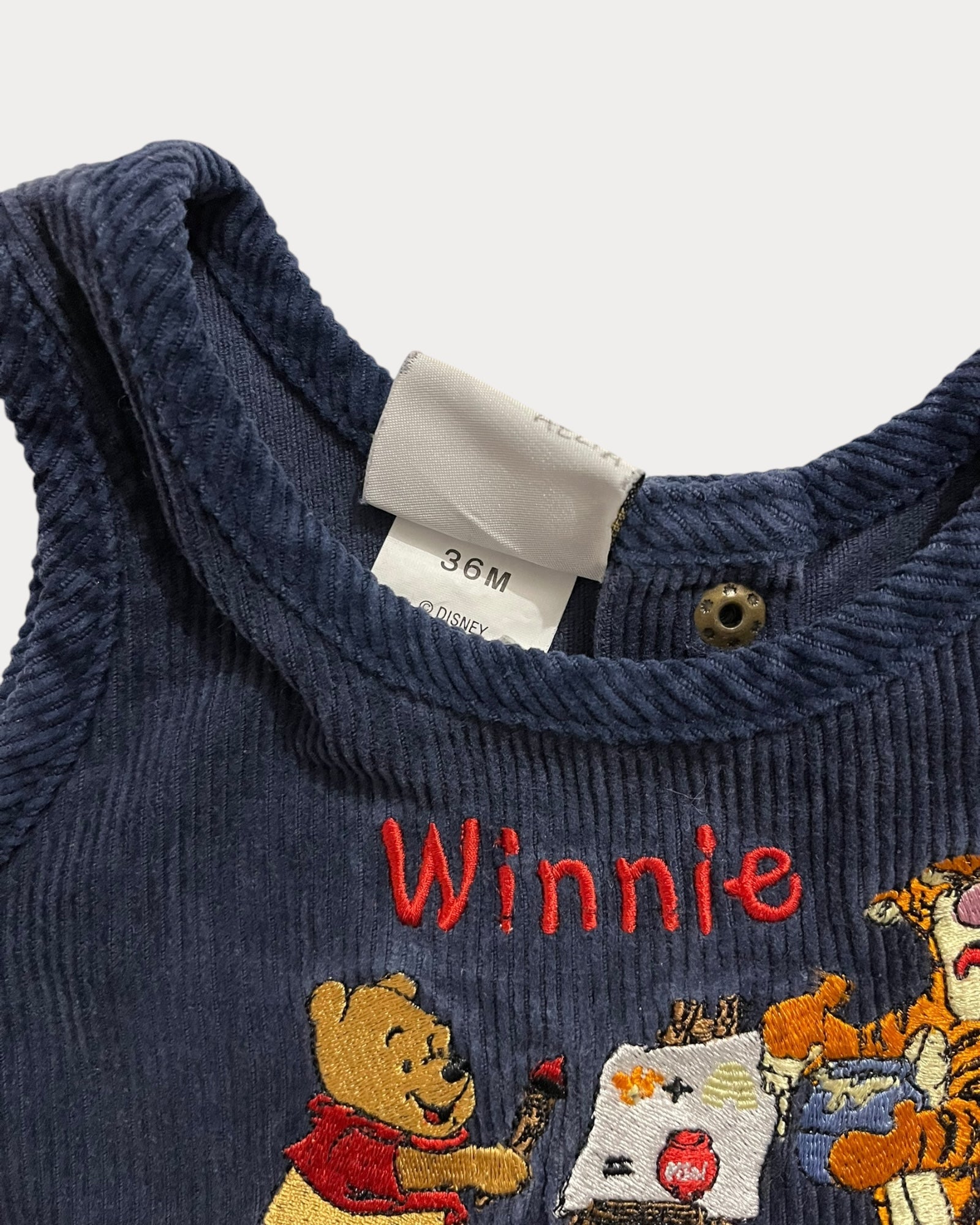 Vintage Winnie The pooh corduroy dress