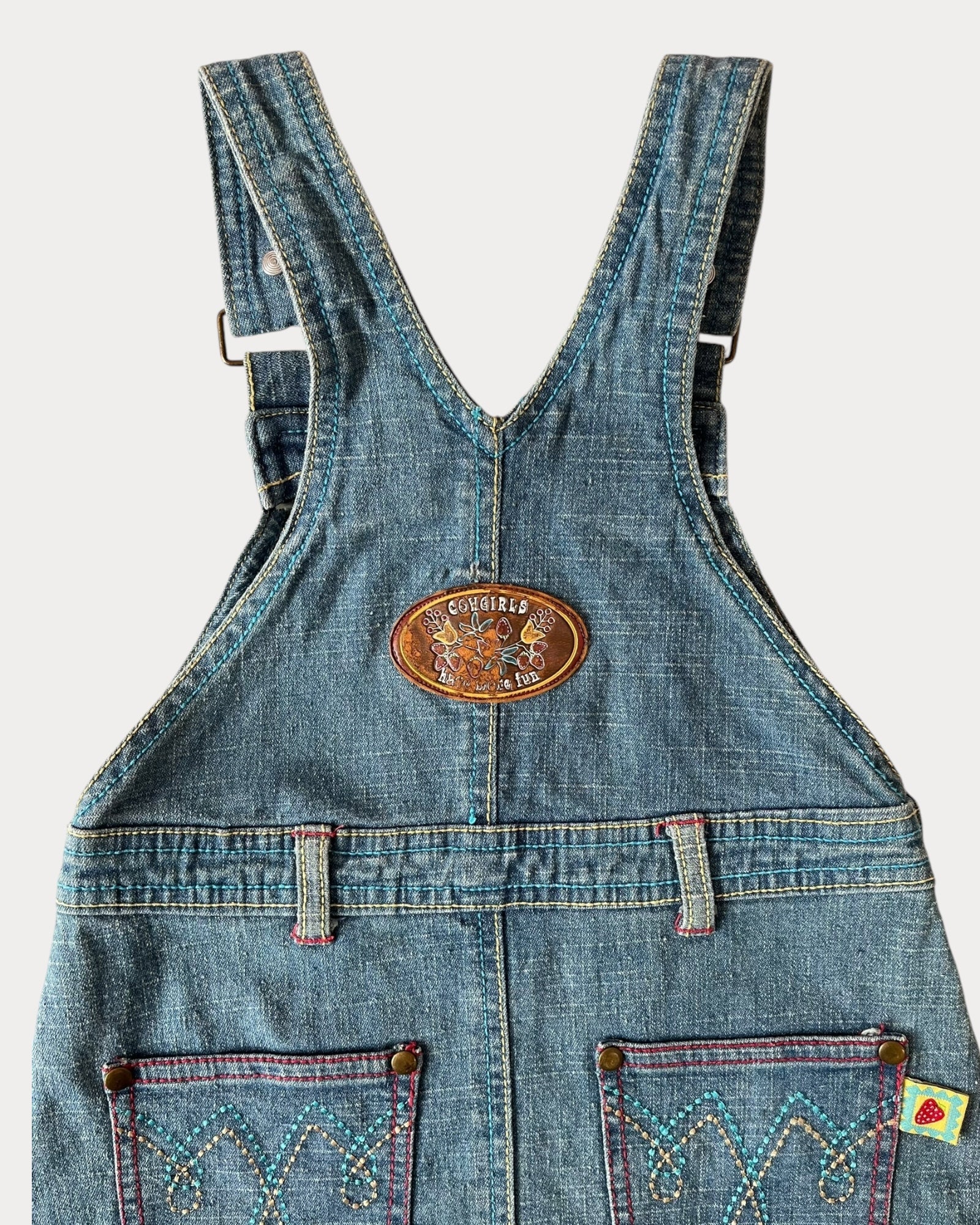 Vintage Strawberry Shortcake denim dress