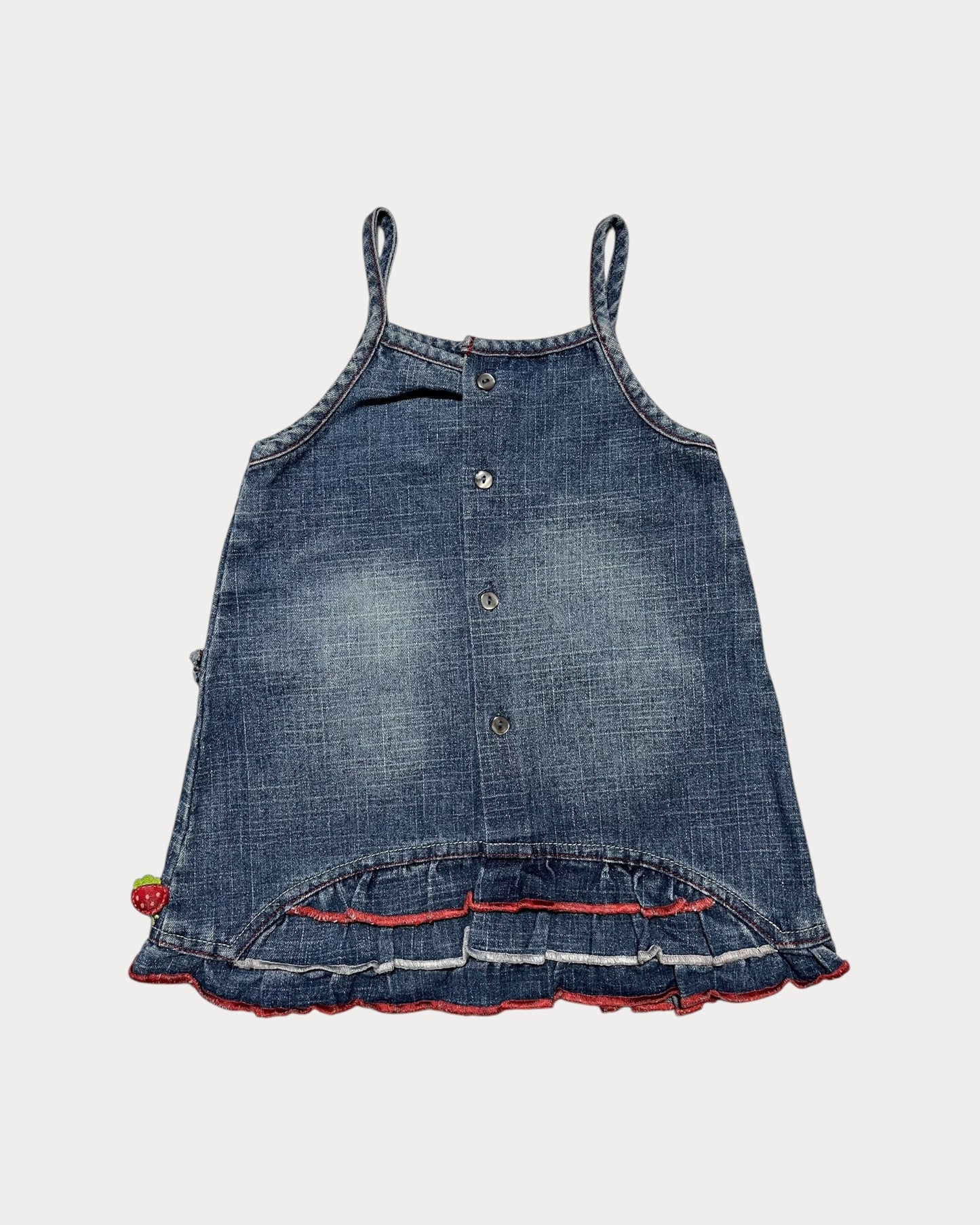 Vintage Strawberry Shortcake denim dress