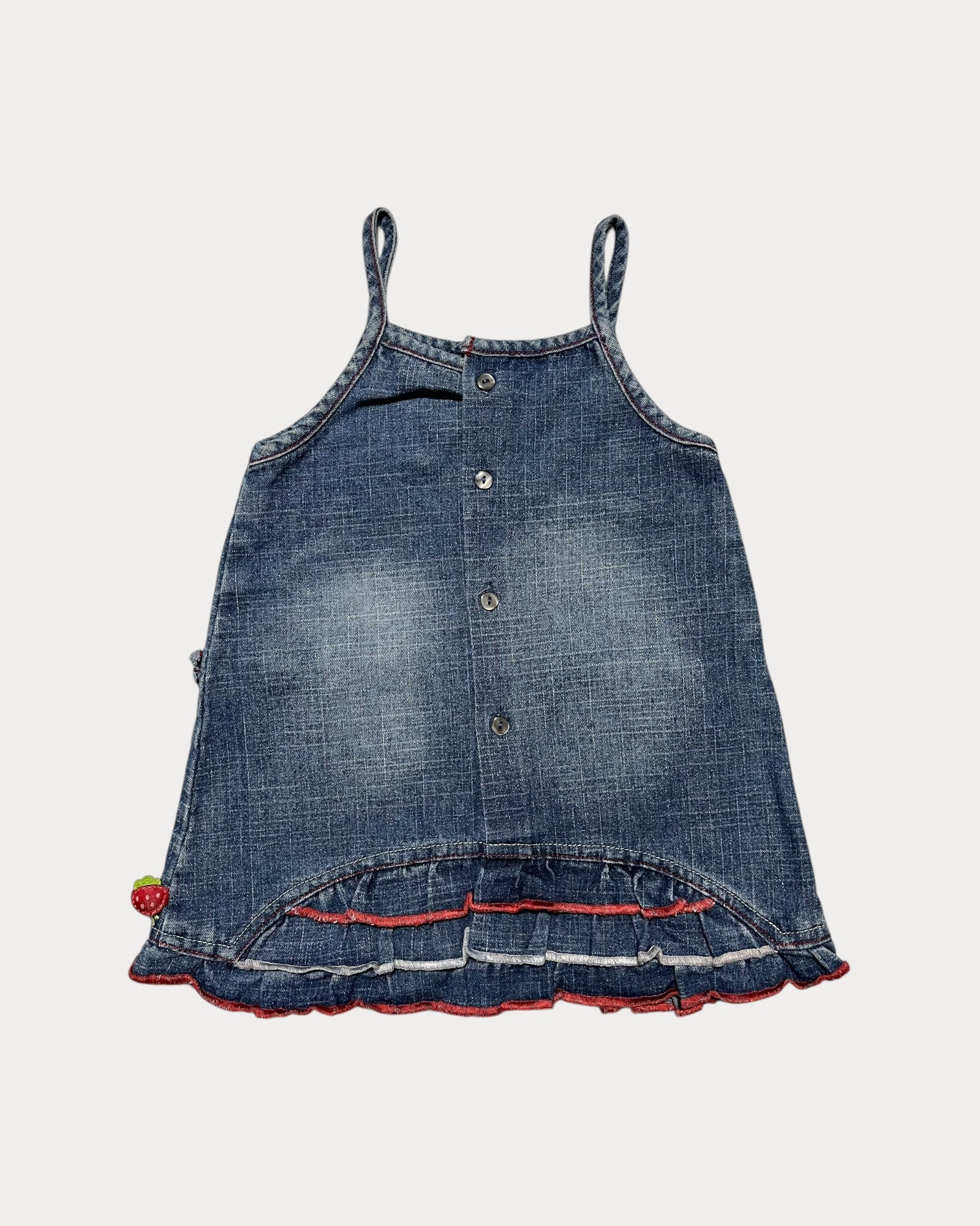 Vintage Strawberry Shortcake denim dress
