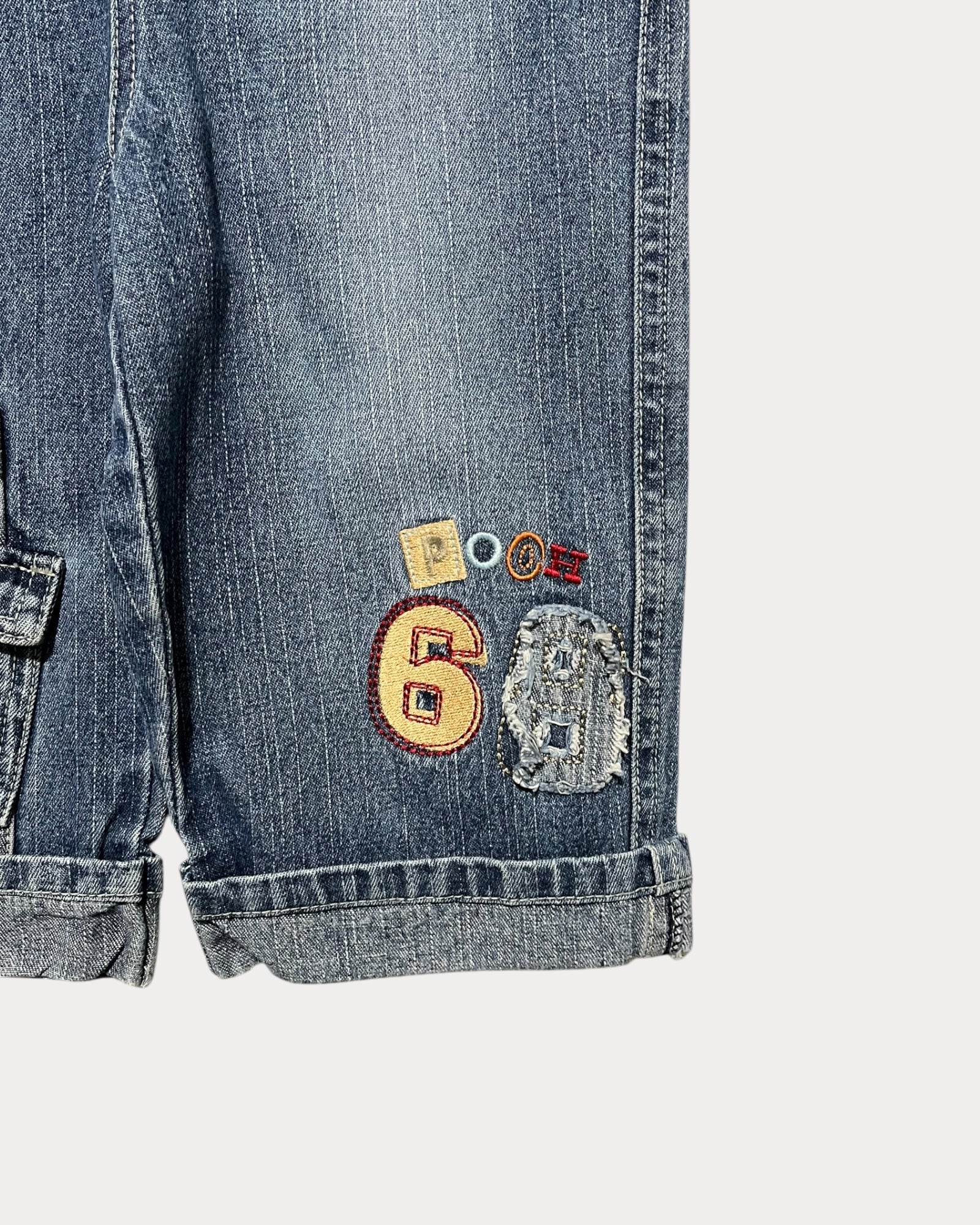 Vintage winnie the pooh denim overall