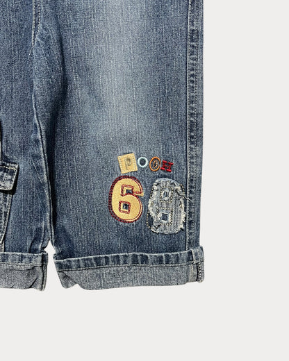 Vintage winnie the pooh denim overall