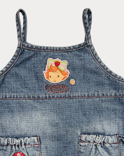 Vintage Strawberry Shortcake denim dress
